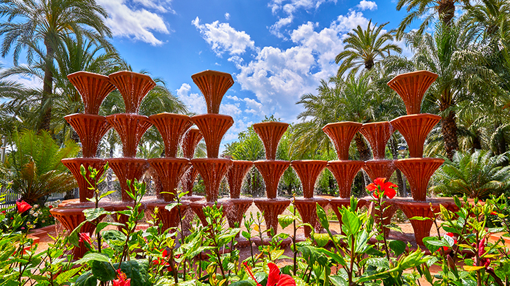 Het bijzondere park El Palmeral in Alicante