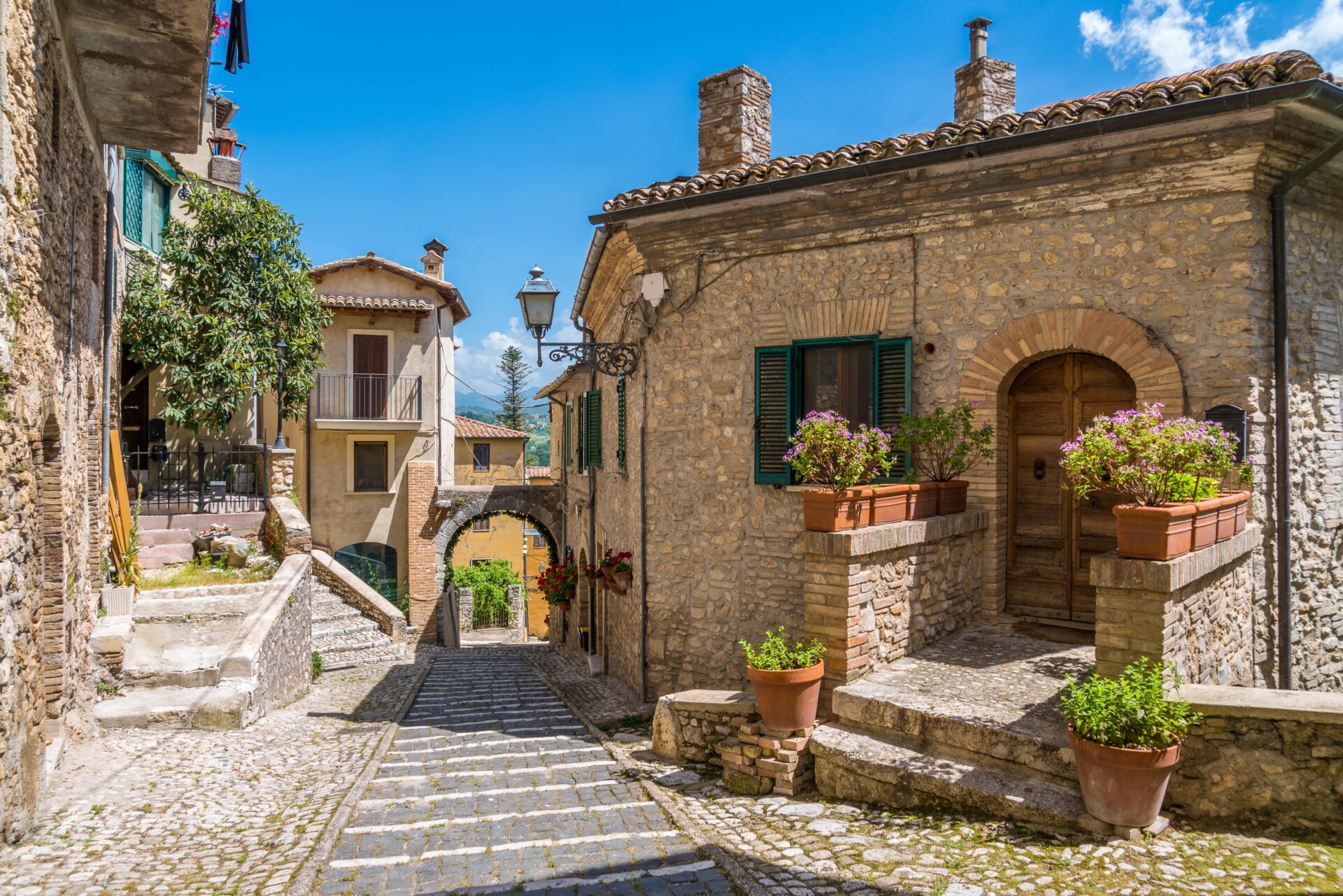 Eén va de pittoreske dorpjes van Lazio