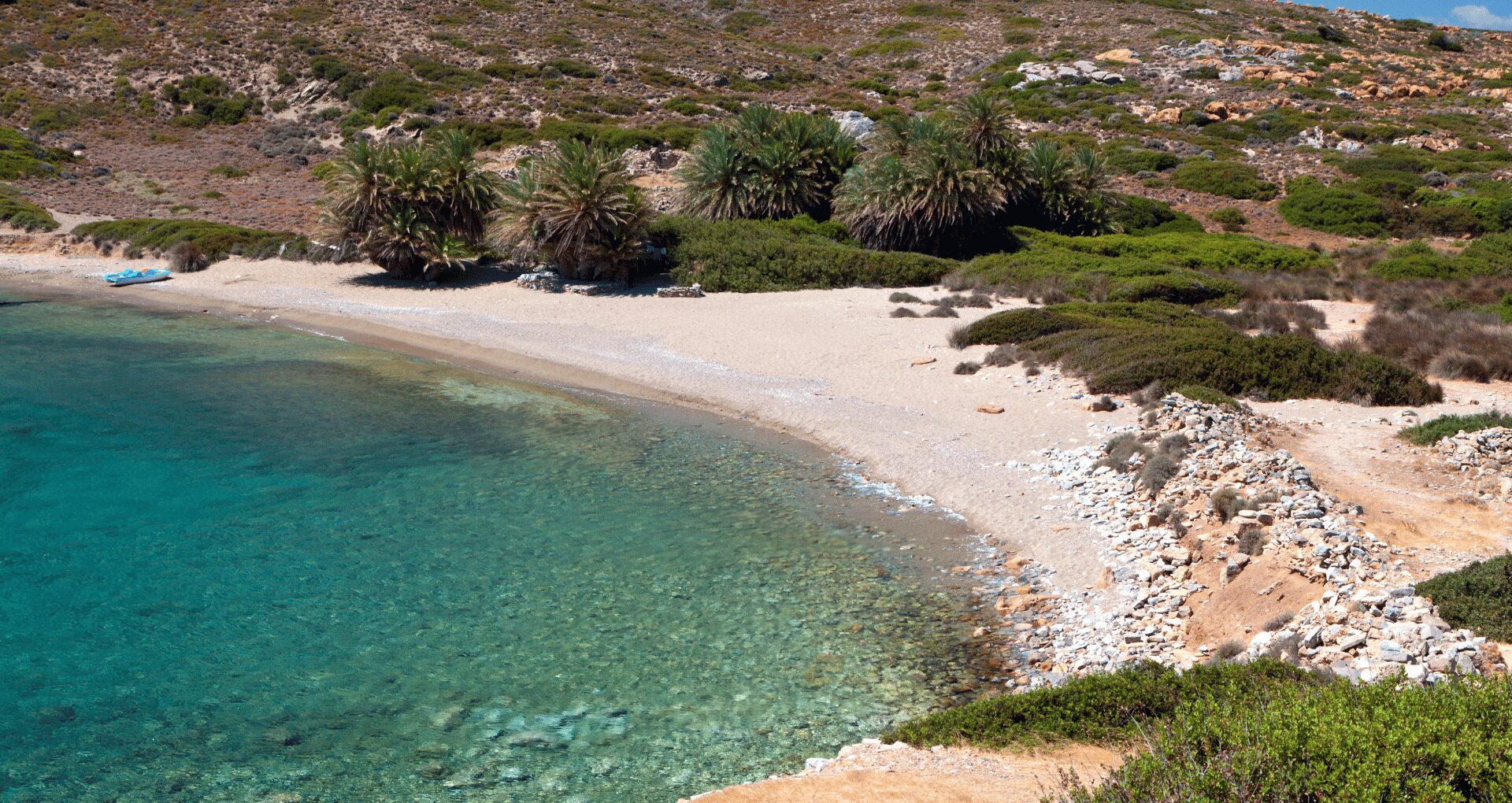 strandjes Oost-Kreta